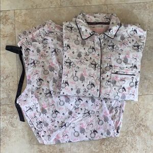 Victoria secret -long sleeve and pant PJ - Size S